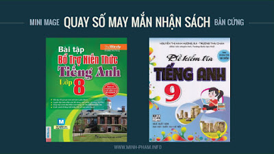 quay số may mắn nhận sách bản cứng mới tinh