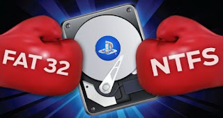 تحويل هارد ديسك خارجي من ntfs إلى ال fat32 (لتشغيل العاب ps3)