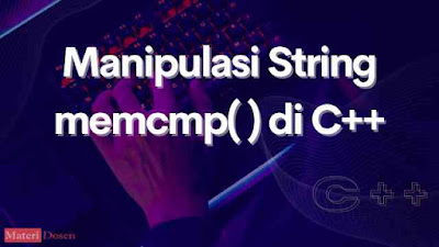 Manipulasi String memcmp() di C++