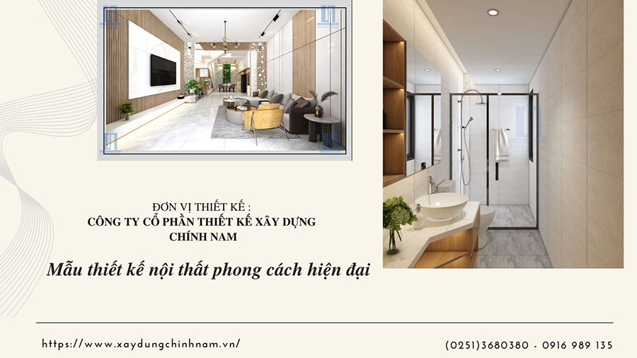 MẪU THIẾT KẾ NỘI THẤT  PHONG CÁCH HIỆN ĐẠI