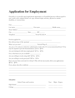 job application template 8