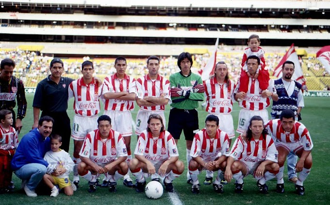 Necaxa, el equipo que festejaba a los niños en los 90