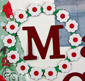 Holly Berry Wreath Detail