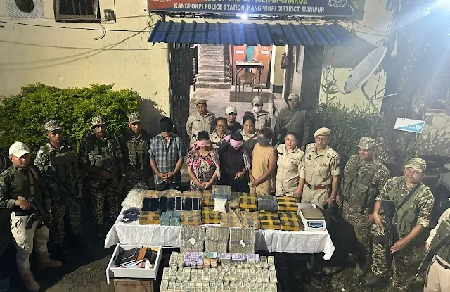 Four Arrested in Major Drug Trafficking Bust in Kangpokpi
