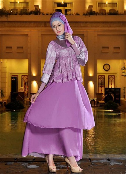 21 Model Kebaya Muslim Modern Pesta Terbaru