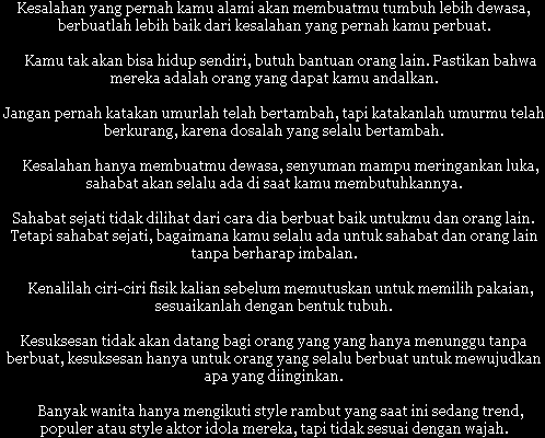 Kumpulan Kata-kata Paragraf Ucapan SMS Motivasi Mutiara Cinta 06