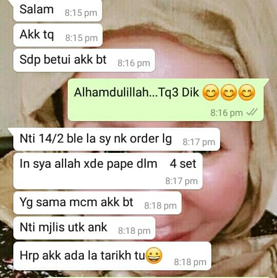 TESTIMONI PELANGGAN