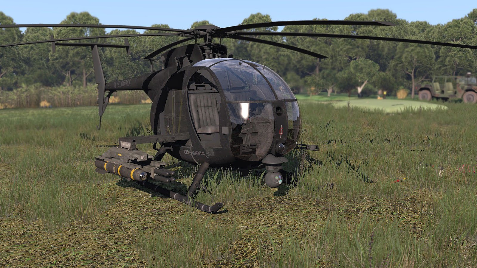 Arma 3 に最も正確な A Mh 6 ヘリコプターを実装の Mission Enhanced Little Bird Mod 弱者の日記 Arma 3 Modとアドオン紹介