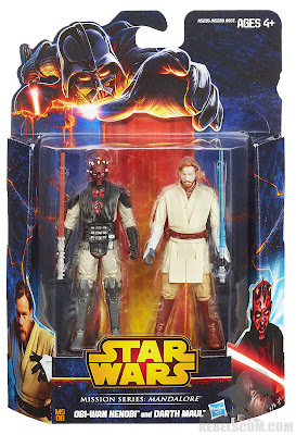 Hasbro Star Wars Mission Series: Mandalore - Obi-Wan Kenobi & Darth Maul Figures