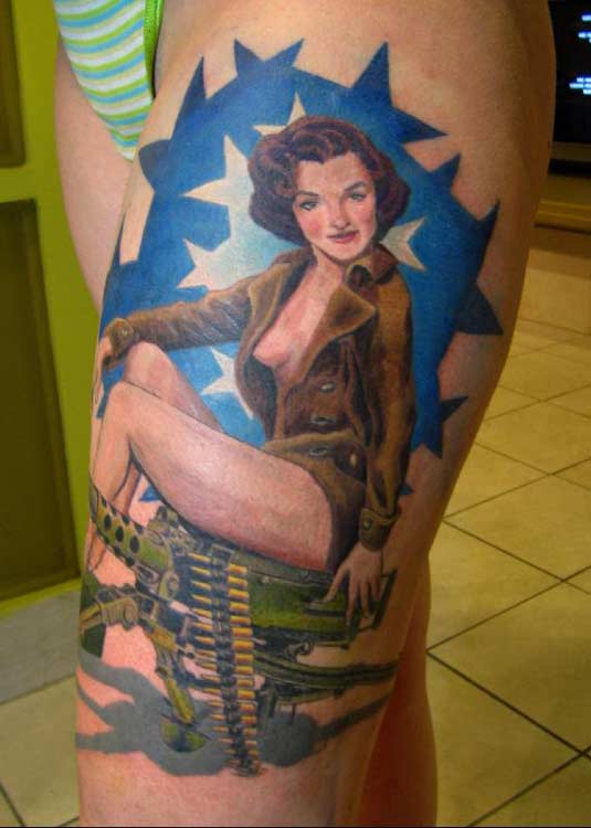 american flag tattoos designs. Military Tattoo Designs