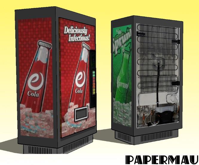 Papermau Gta V Sprunk And E Cola Vending Machines Paper Modelsby Papermau Download Now