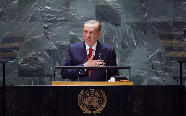 Turkish President Erdogan call on the international community to recognise the independence of the ‘TRNC’