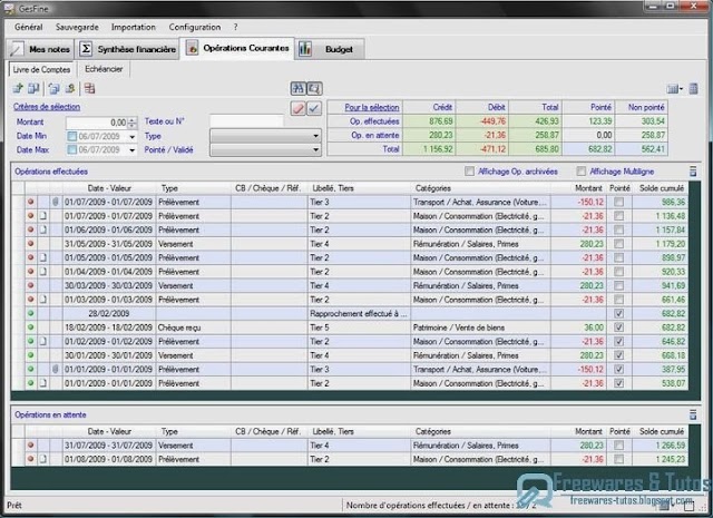 GesFine : un logiciel gratuit de gestion financière