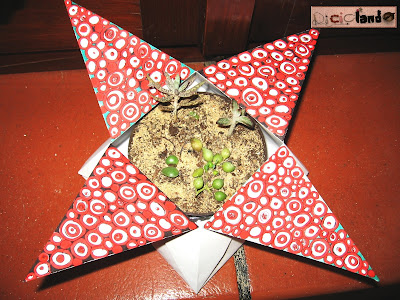 Scatolina a stella origami -tutorial- Natale 2014 faidate 8