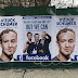 'You can't watch your kids 24/7, but we can': Street artist Sabo plasters New York with posters mocking Mark Zuckerberg over Facebook privacy row and attacking Chuck Schumer for links to company (5 Pics)