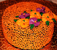 TARTA OTOÑAL DECORADA CON MANTEQUILLA