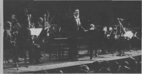 Horacio Salgan con su orquesta en el Teatro Colon en 1972