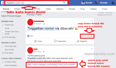 Cara Mudah Mencari Ribuan Nomor HP Kontak WA (Whatsapp)  