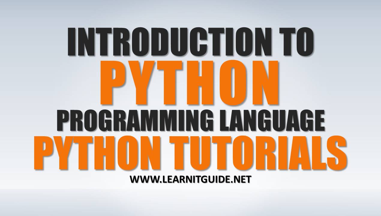Python Tutorial - Introduction to Python & Installing Python