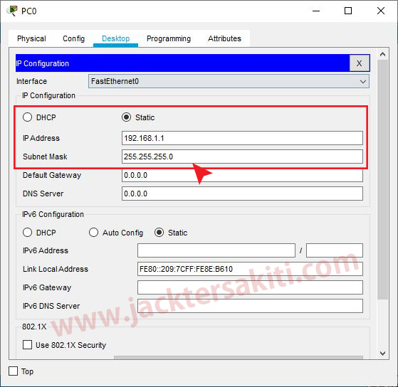 Cara Membuat Topologi Star di Cisco Packet Tracer