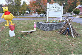 Winnie the Pooh en el Return of the Pumpkin People de Jackson en New Hampshire