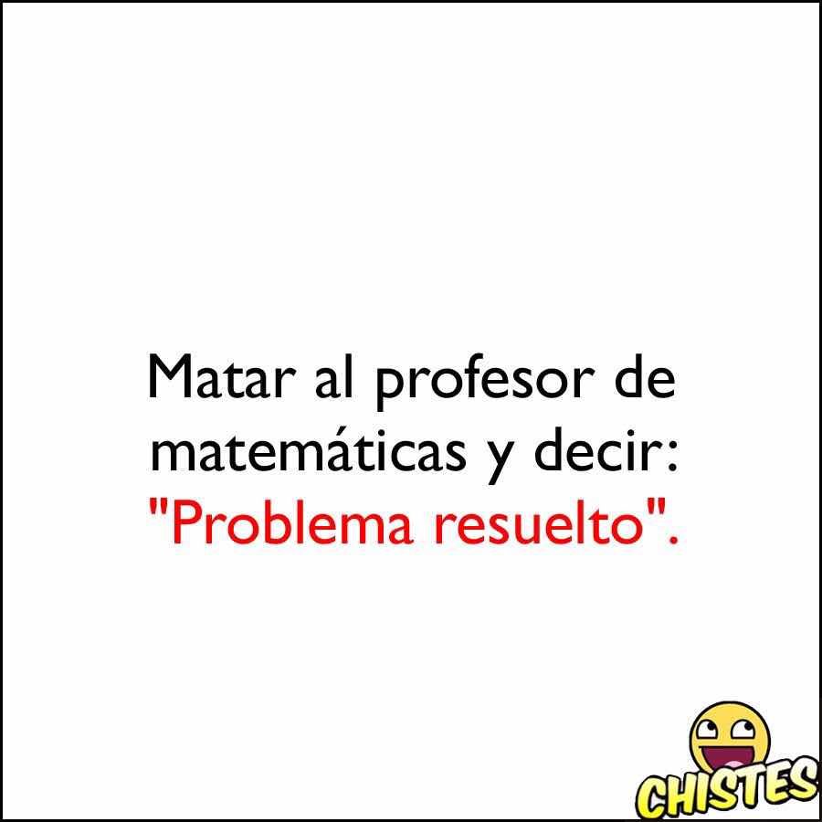 Matar al profesor