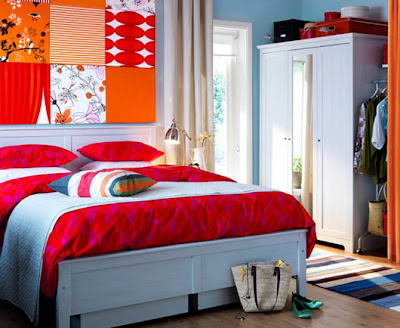 Decorating Bedrooms Ideas on Design  2010 Bright Contemporary Bedroom Decorating Ideas Ikea