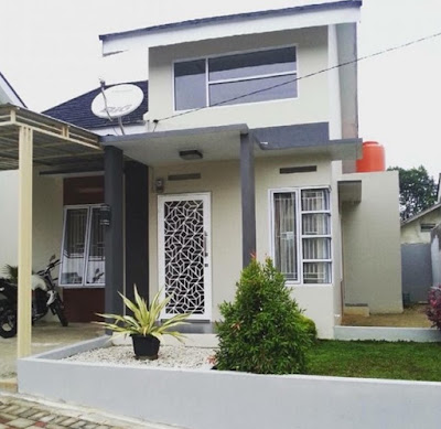 26 Ide Warna Cat  Teras  Rumah  Minimalis  yang Modern  dan 