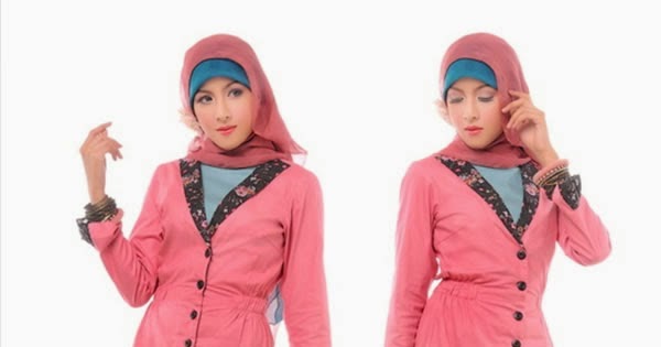 15 Model Baju  Muslim  Cantik dan Elegan Modern Terbaru 2019