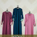 KHAYRA Jubah Dress (Zebra Line Sequins)