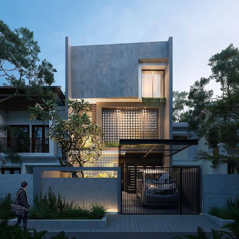 Konsep Baru Model Rumah Minimalis 2 Lantai Tampak Depan Terbaru 2022 
