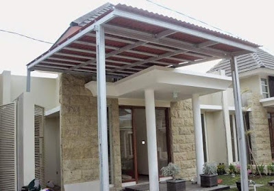  Teras Rumah Galvalum Minimalis Modern 