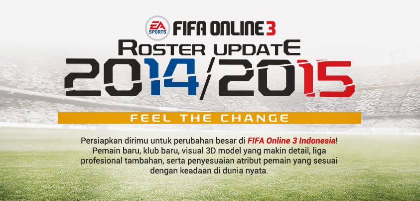 Roster Update Fifa Online 3 Indonesia 2014/2015