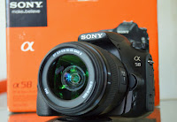 Sony Alpha a58 + Lensa 18-55mm SAM 2