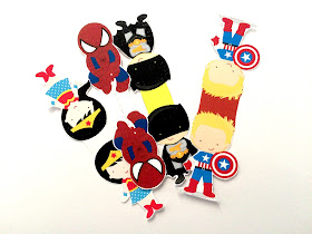 Make your own Superhero magnetic bookmarks for your next superhero read.  These fun graphics from the Avengers and the Super Friends will keep your page safe and you'll be surprised with how easy they are.  You'll think you have superpowers too!