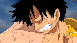 ワンピースアニメ 頂上戦争編 483話 ルフィ Monkey D. Luffy | ONE PIECE Episode 483