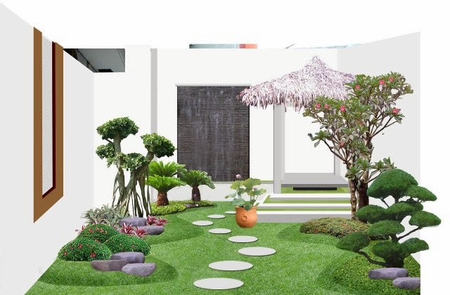 20 Gambar Desain Taman Rumah Minimalis Terbaru 2014