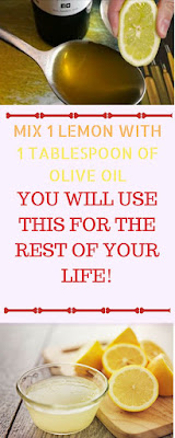 MIX 1 LEMON WITH 1 TABLESPOON OF OLIVE OIL AND YOU WILL USE THIS FOR THE REST OF YOUR LIFE!