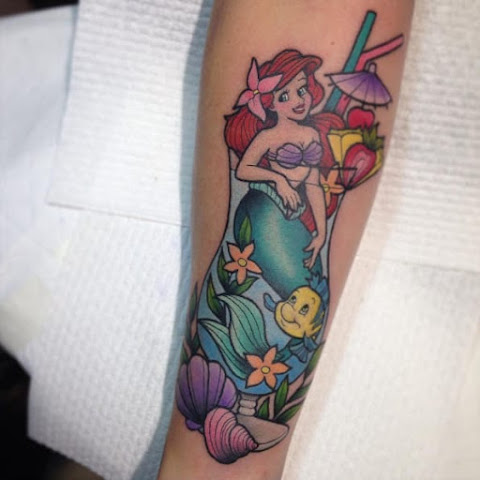 Kat Weir's Lovable Neo Traditional Pop Culture Tattoos