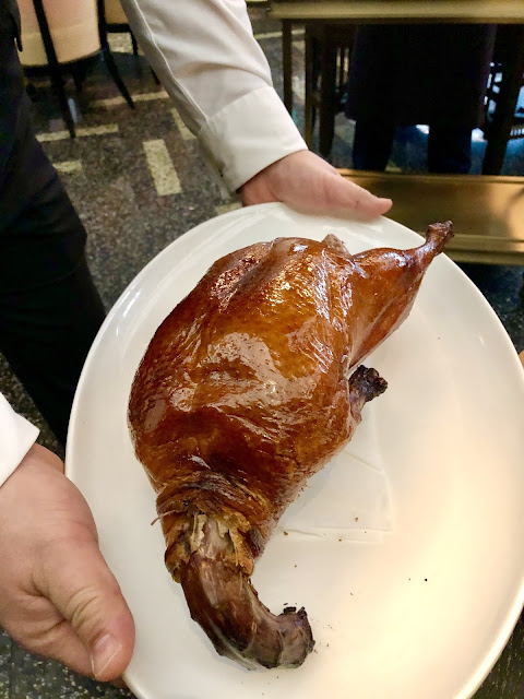 Apple Wood Roasted 42 Days Peking Duck “Signature Mott 32 Cut”