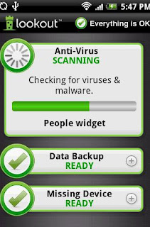 lookout mobile security (mobile antivirus)