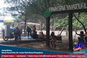 Jelang Nataru, Wisata Watu Ulo  Jember Mulai Ramai Pengunjung