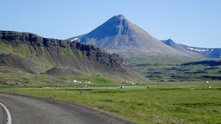 Walking up the volcano