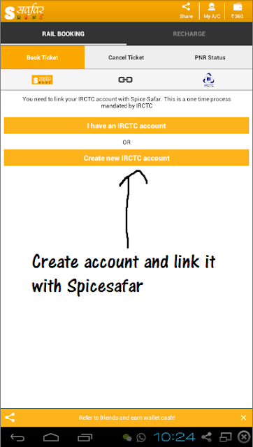 Create IRCTC Account