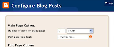 new readmore blogger feature