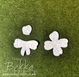 How to make a Bow from the Flower in the Itty Bitty Accents Punch - check out this blog for lots of cute ideas