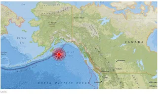 Tsunami warning issued after earthquake in Gulf of Alaska