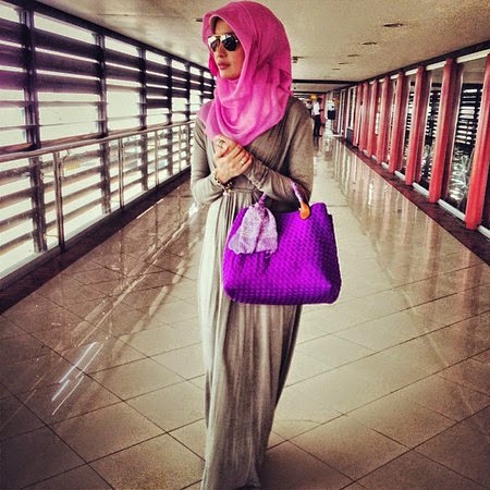 Model Hijab Modis Stylish Artis Arzetti Bilbina Terbaru 2014