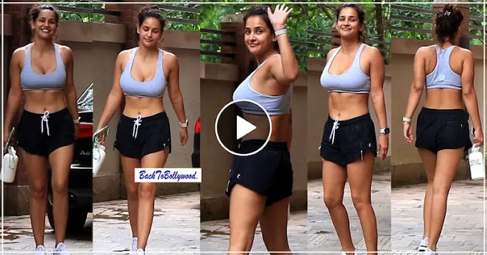 Aisha Sharma gym look hot and bold figure-Video Viral
