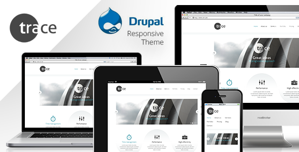 trace - drupal responsive theme - ThemeForest Item for Sale